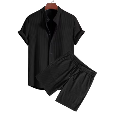 Heritage Polo Set — Premium Shirt + Shorts