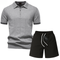 Gray + Black Shorts